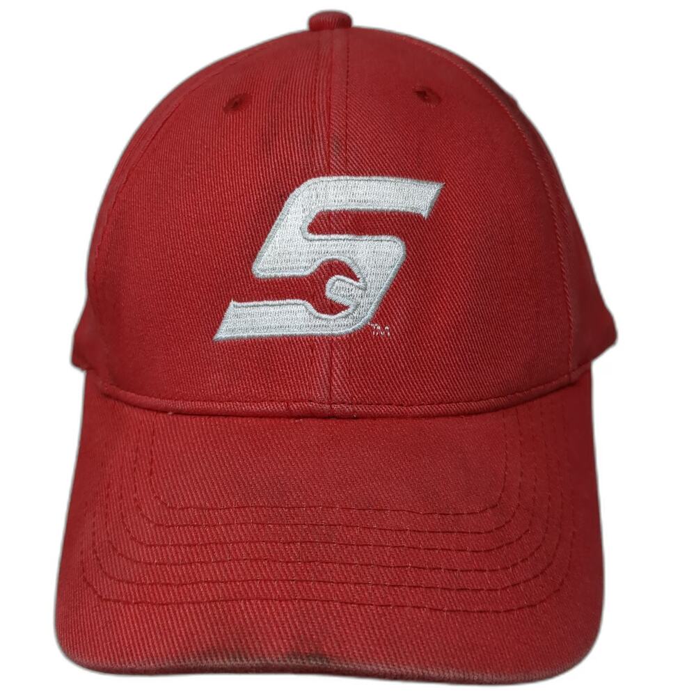 K-Products Snap-on Tools Red Baseball Cap One Size Fitted Wrench Embroidered Hat